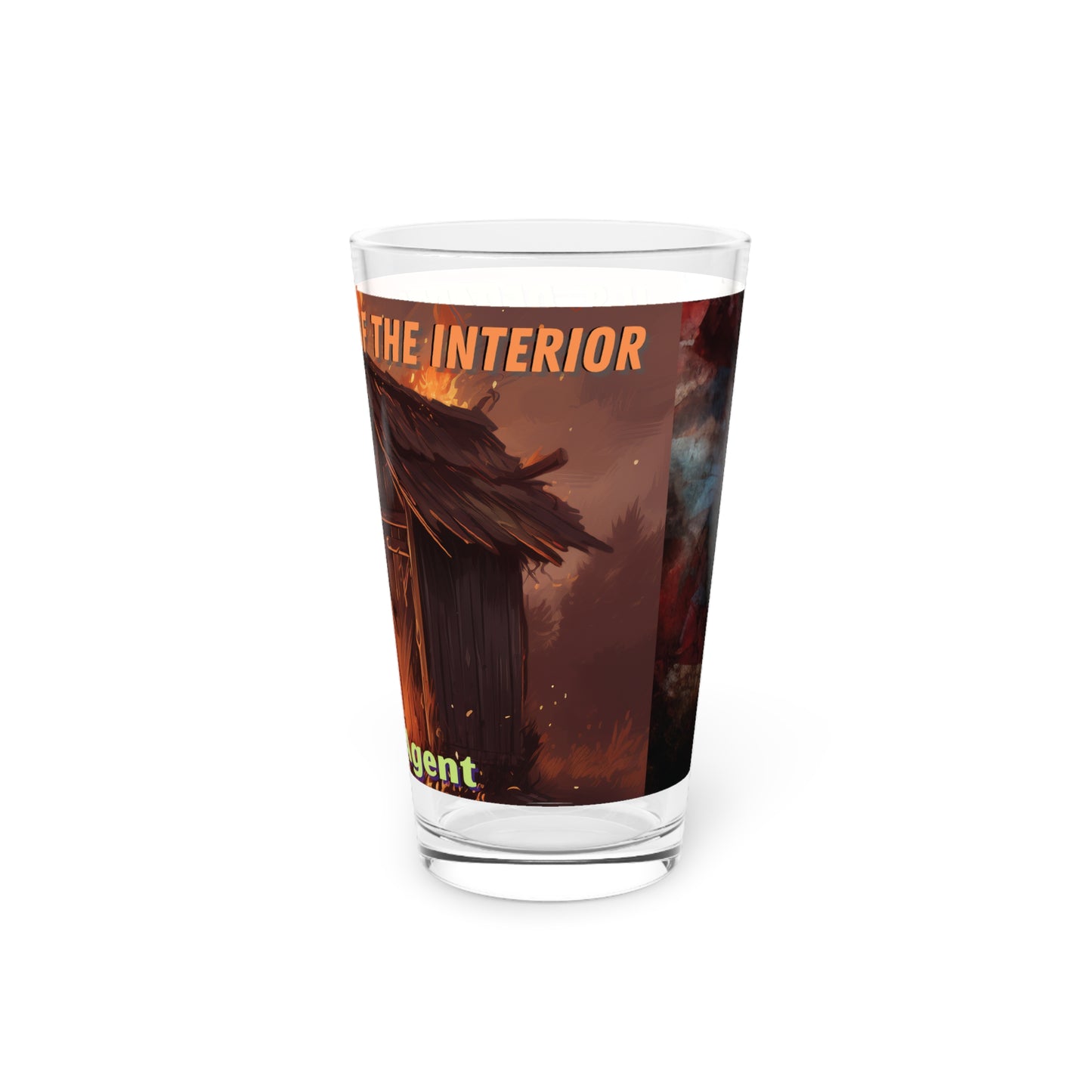 Pint Glass, 16oz Dept. of the Interior Special Agent