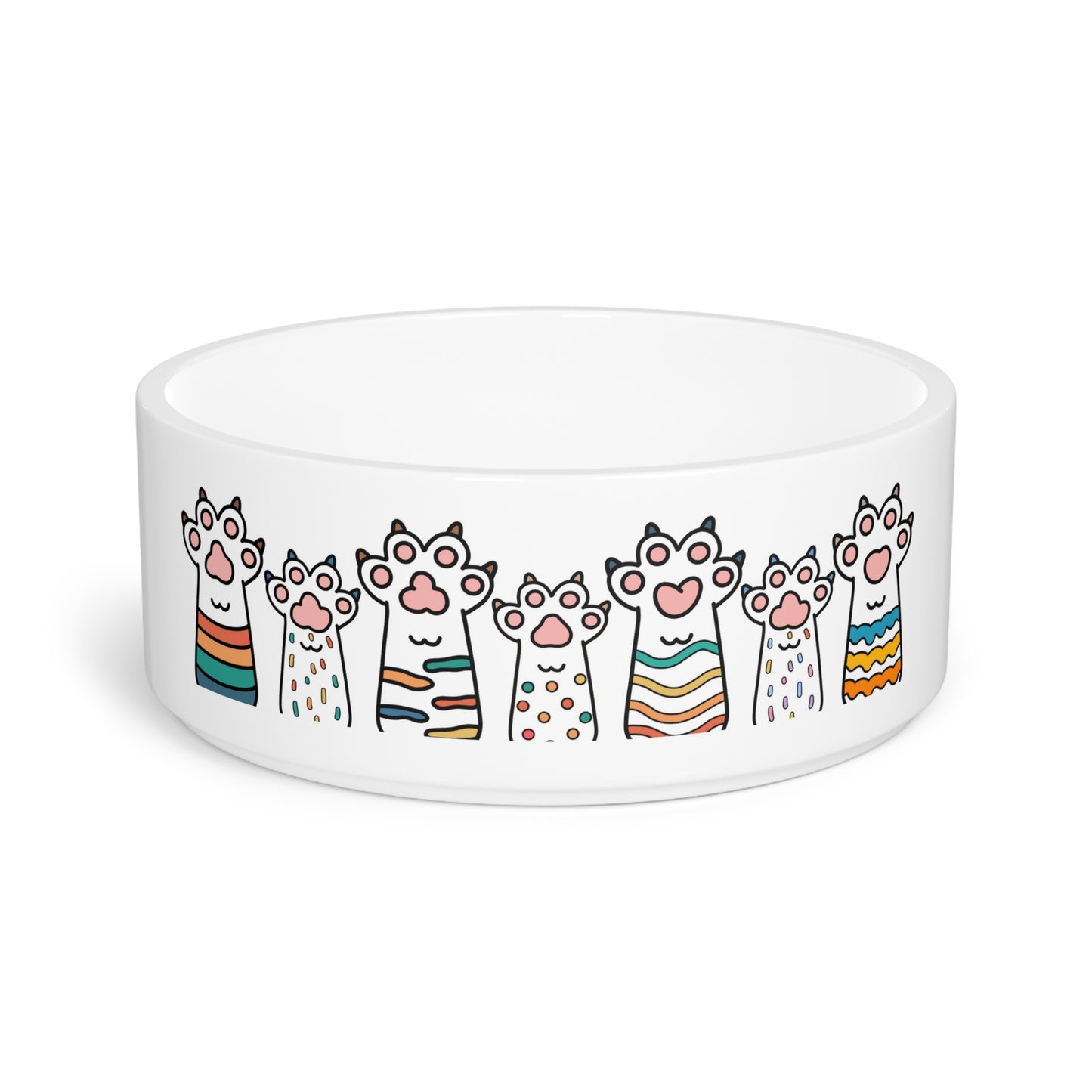 Pet Bowl Cat Paws