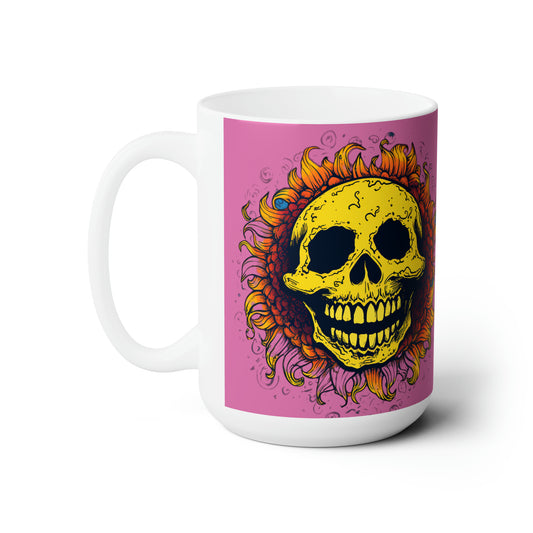 Ceramic Mug 15oz uh... you are you gratefully (pink)