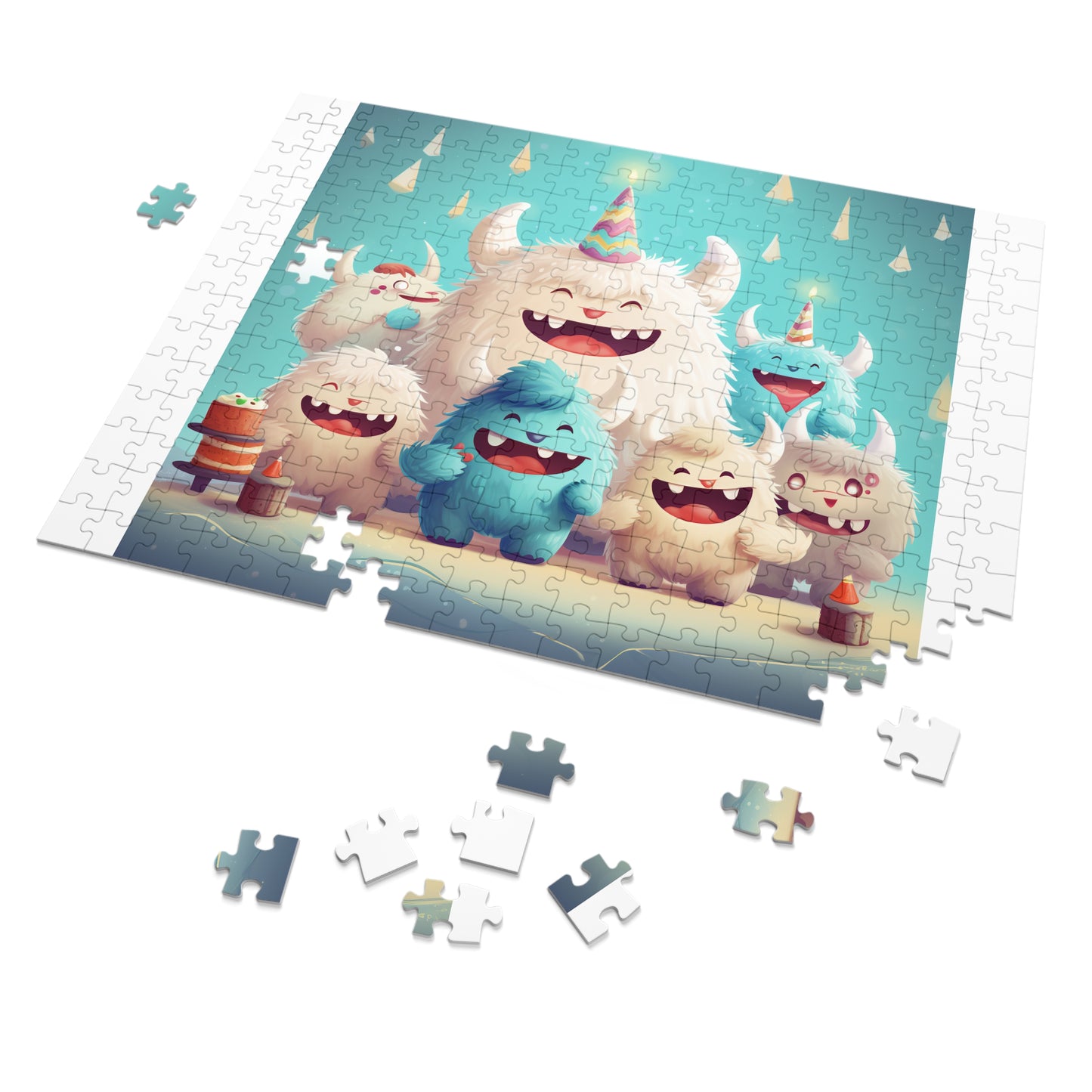 Jigsaw Puzzle (30, 110, 252, 500,1000-Piece) Yeti Kin Party 9