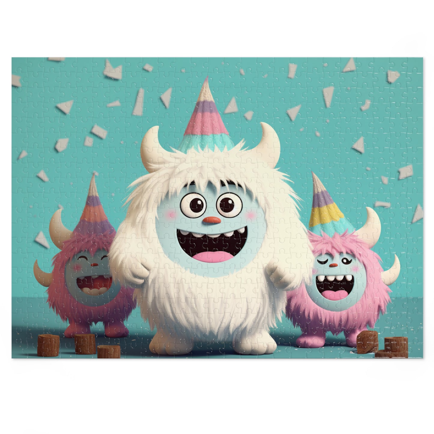 Jigsaw Puzzle (30, 110, 252, 500,1000-Piece) Yeti Kin Party 2