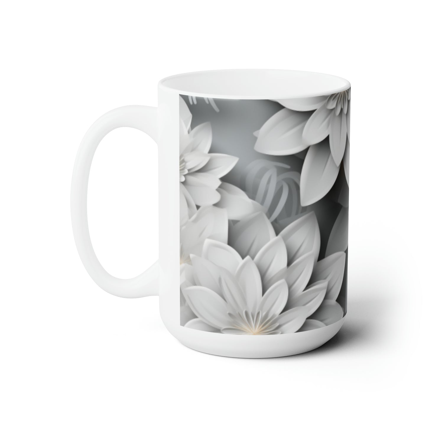 Ceramic Mug 15oz Floral 7