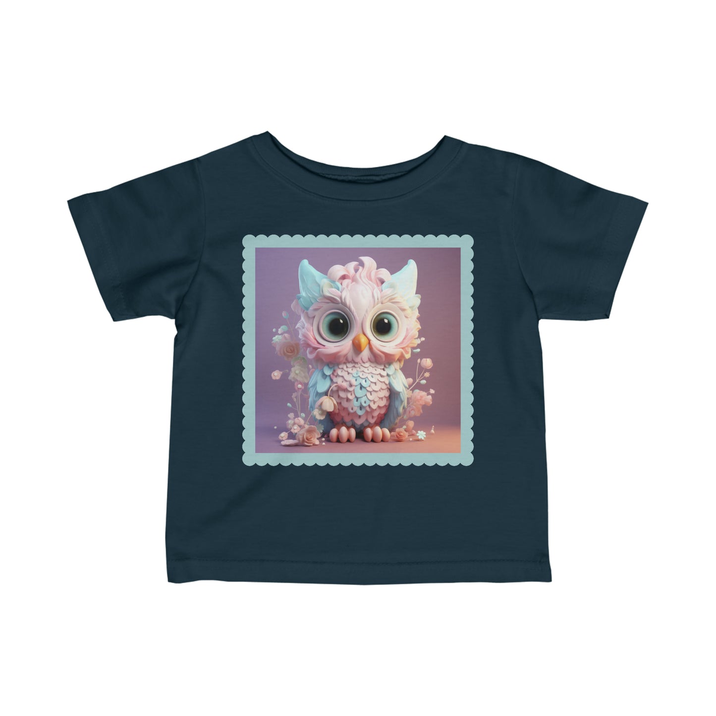 Camiseta Infantil Punto Fino Búho 1