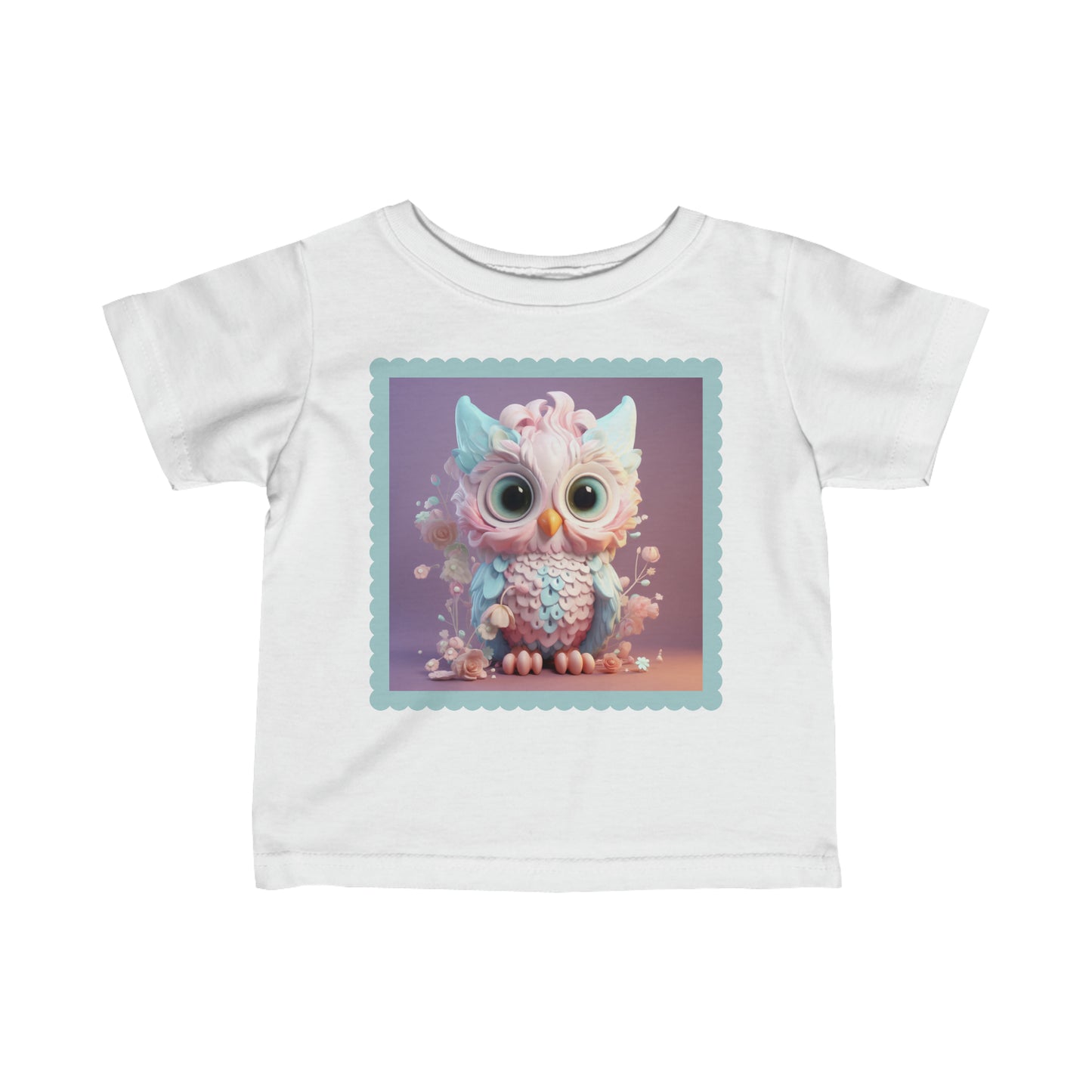 Camiseta Infantil Punto Fino Búho 1