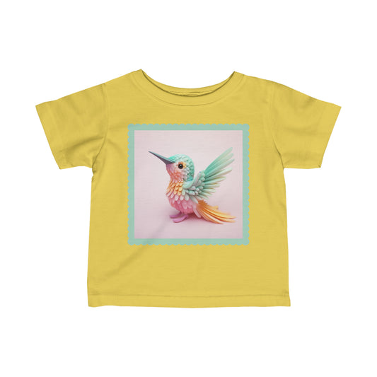 Infant Fine Jersey Tee Hummingbird 2