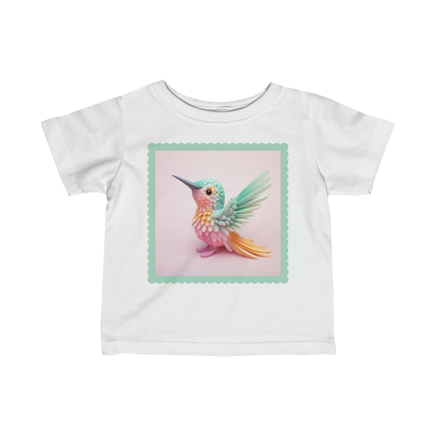 Camiseta Infantil Punto Fino Colibrí 2