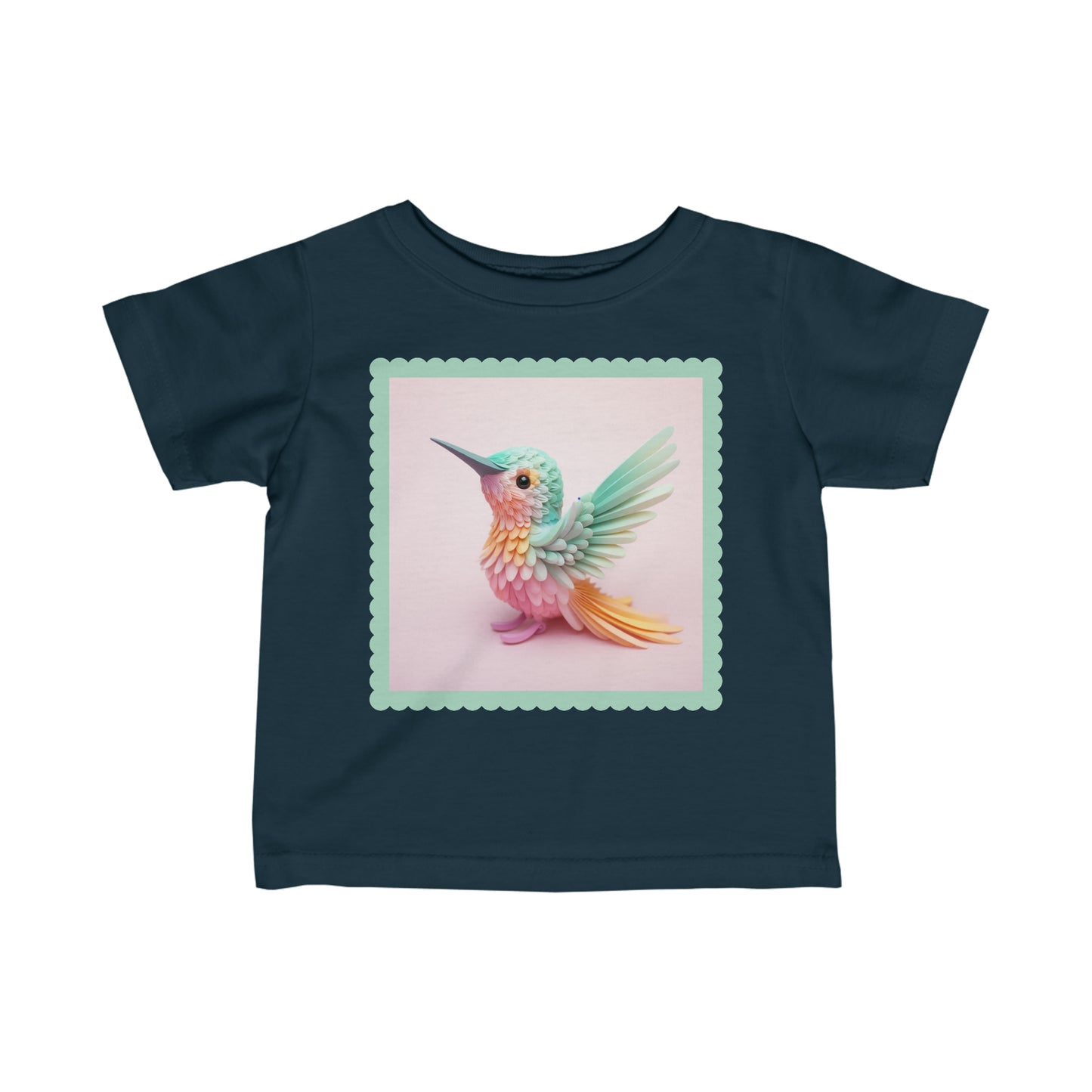 Camiseta Infantil Punto Fino Colibrí 2