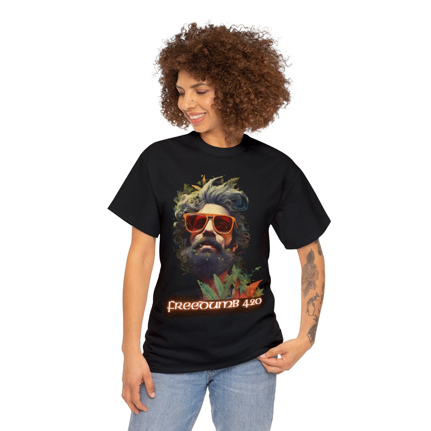 Camiseta unisex de algodón pesado Freedumb 420