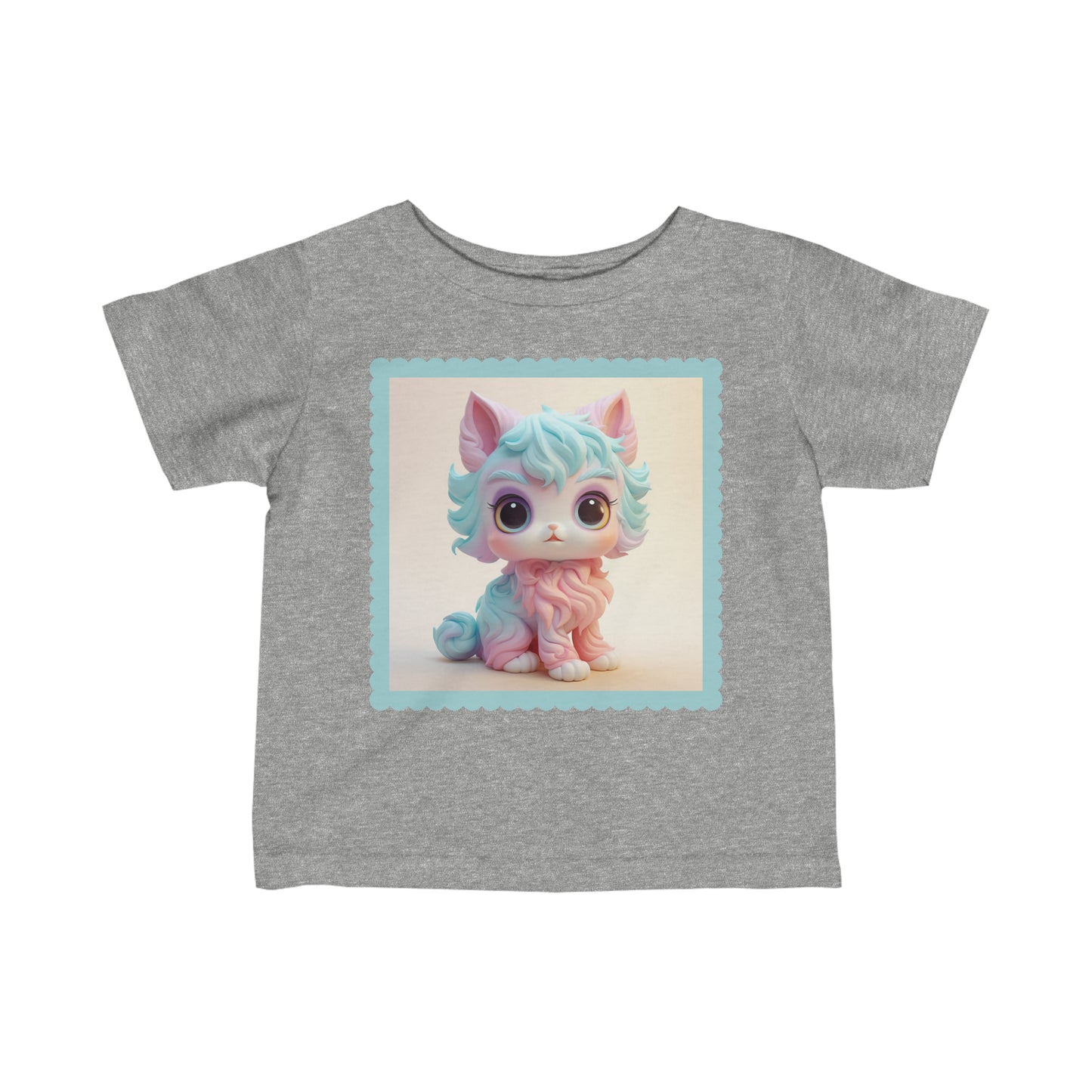 Camiseta Infantil Punto Fino Gato 3