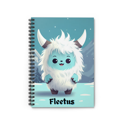 Spiral Notebook - Ruled Line Yeti Kin... Fleetus