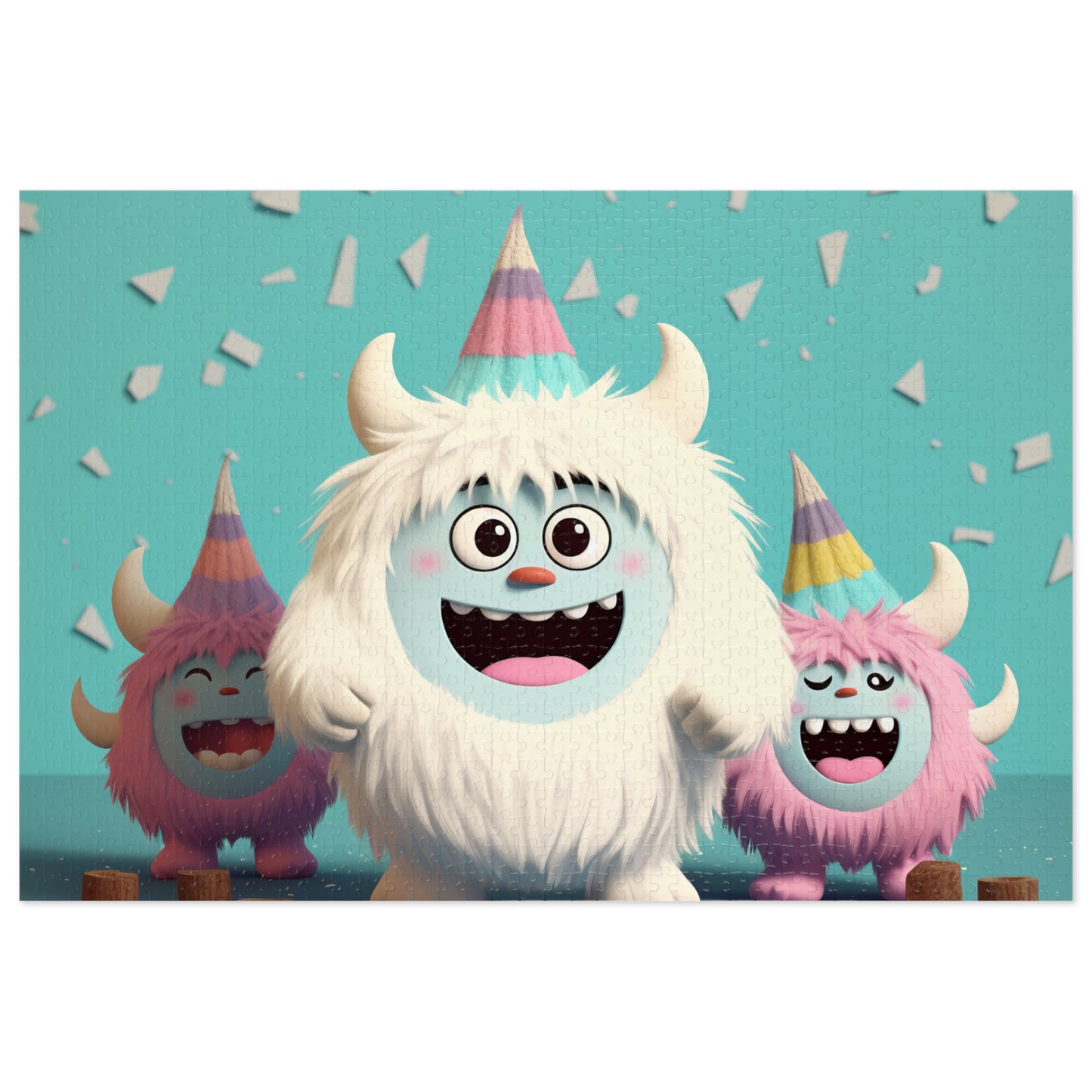 Jigsaw Puzzle (30, 110, 252, 500,1000-Piece) Yeti Kin Party 2