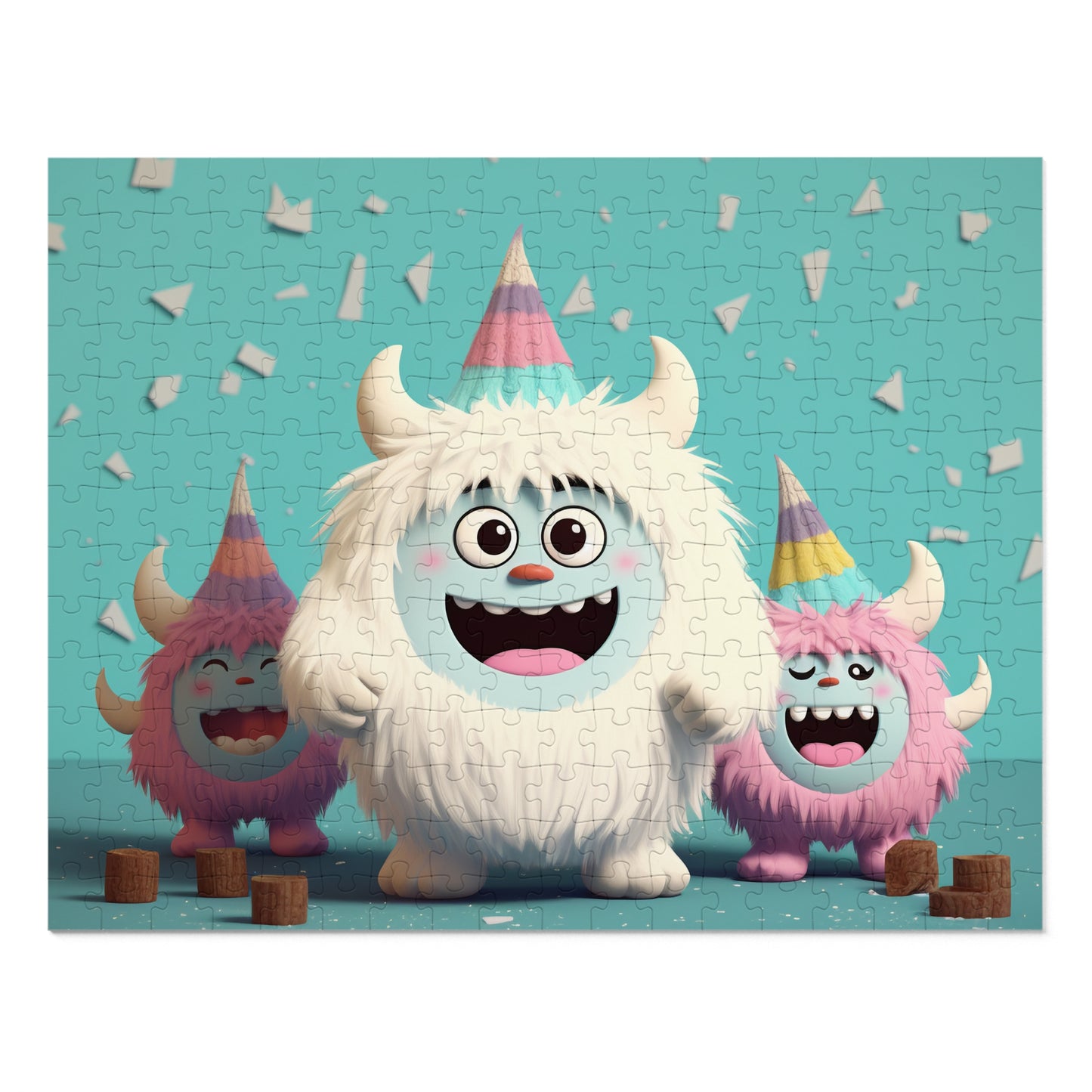 Jigsaw Puzzle (30, 110, 252, 500,1000-Piece) Yeti Kin Party 2