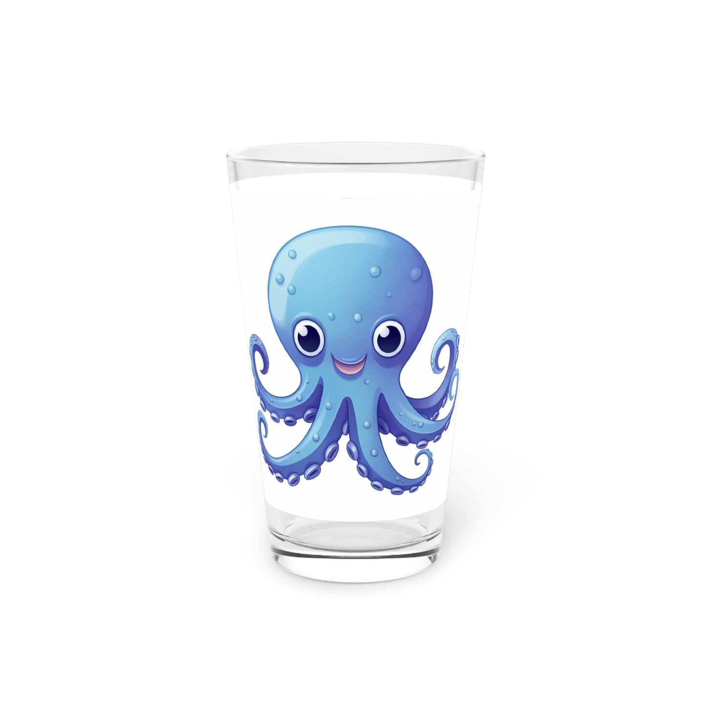 Pint Glass, 16oz Octopi