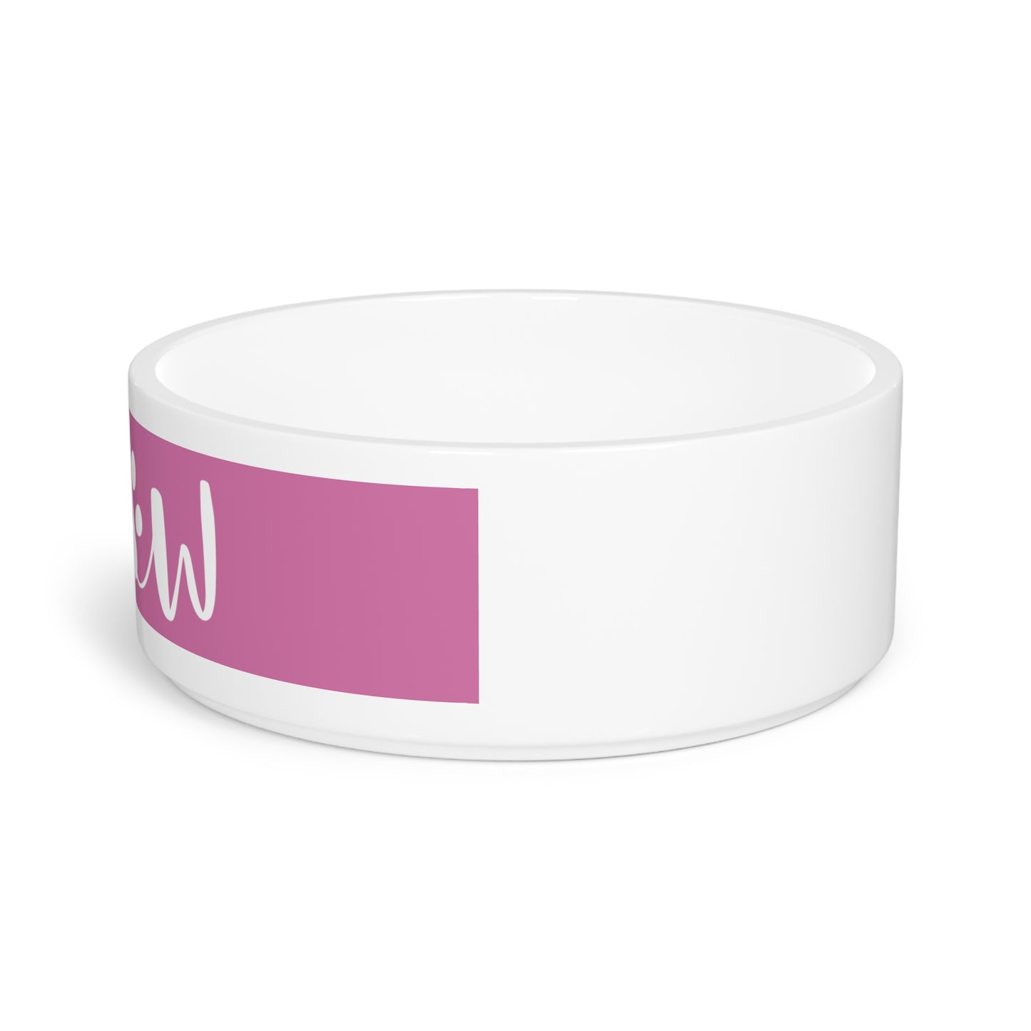 Pet Bowl Pink Meow