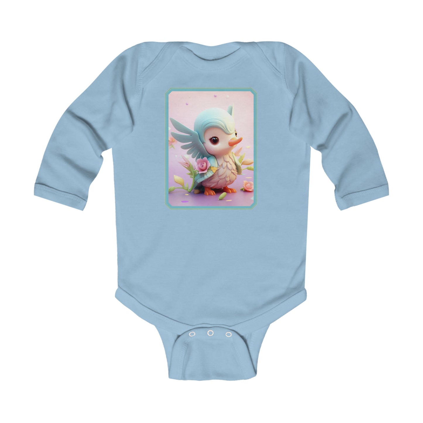 Infant Long Sleeve Bodysuit Hummingbird 1