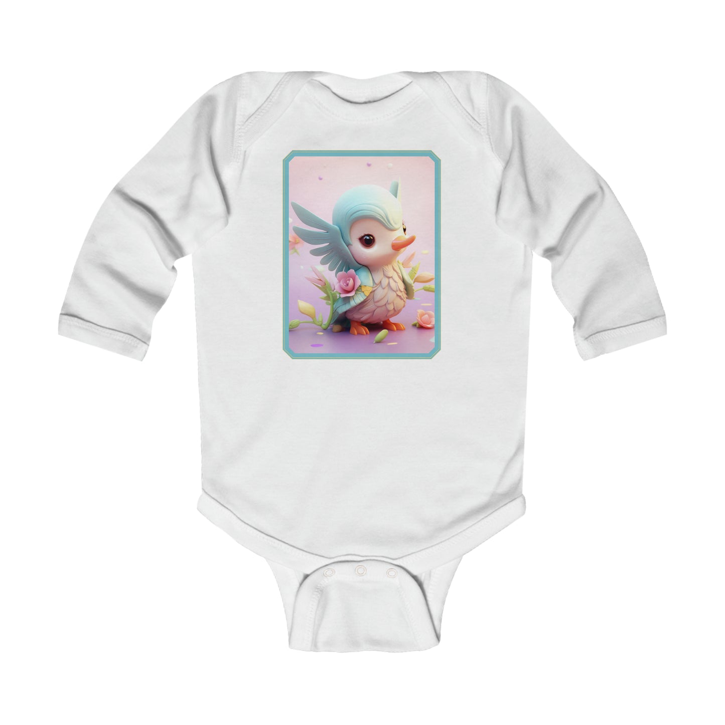 Infant Long Sleeve Bodysuit Hummingbird 1