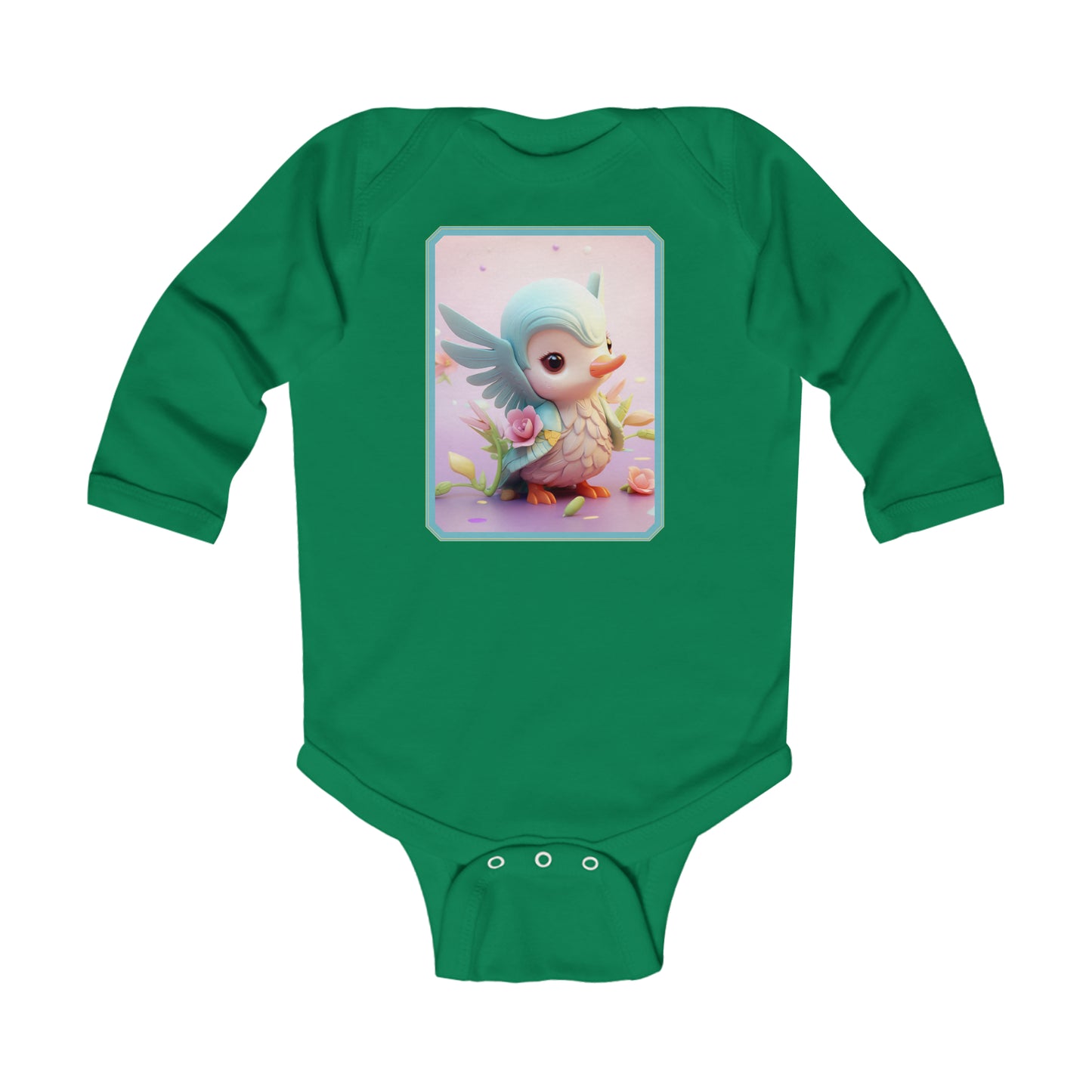 Infant Long Sleeve Bodysuit Hummingbird 1