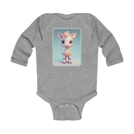 Infant Long Sleeve Bodysuit Giraffe